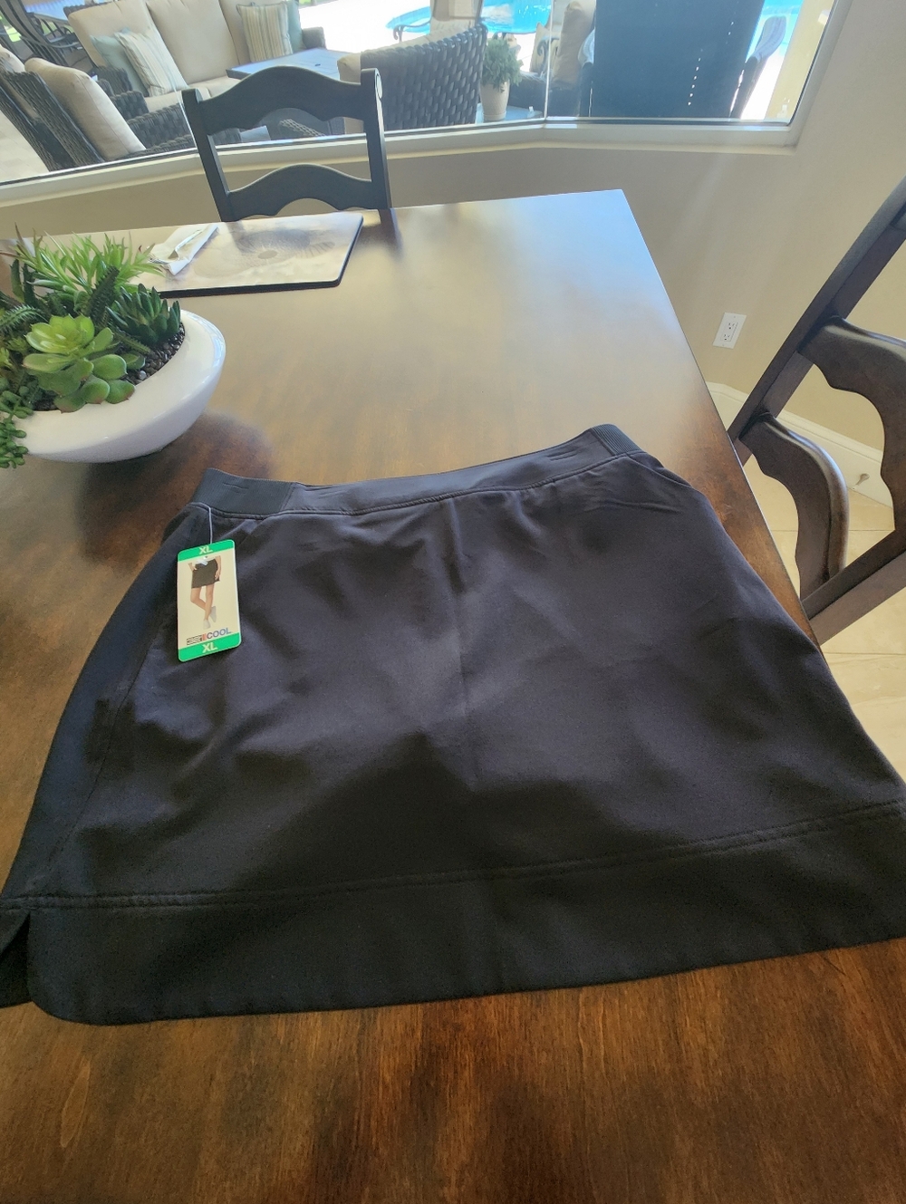 Black Women’s Skort - Active A-Line Sport Skirt
